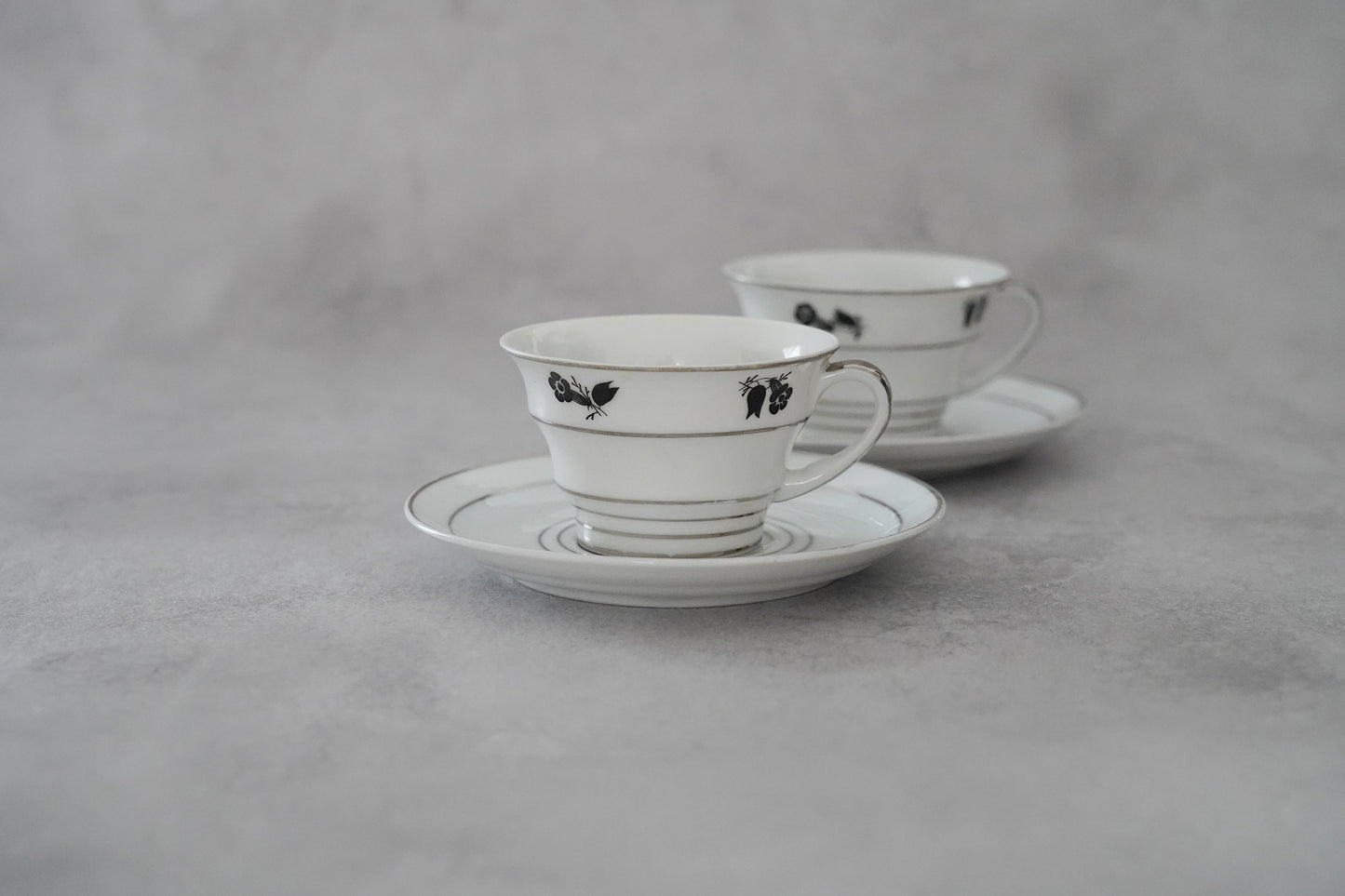 ARABIA <Hopeakello（ホペアケッロ）>シリーズ. コーヒーカップ＆ソーサー（2客セット）